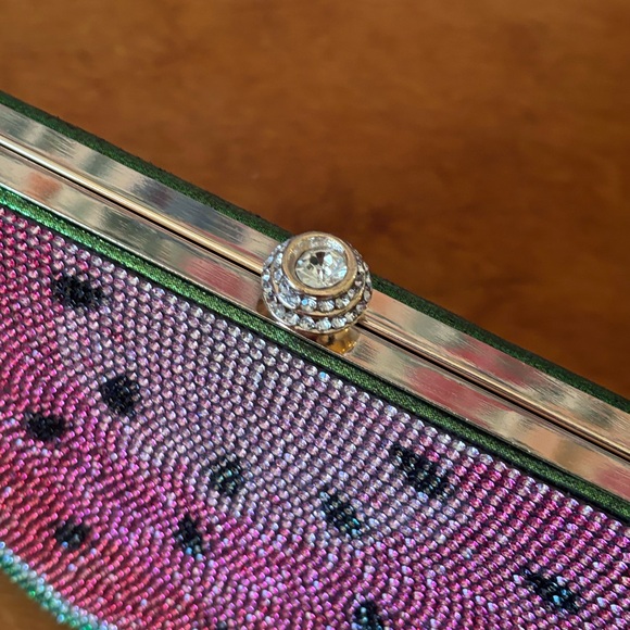 Alessia, watermelon, rhinestone clutch bag - Picture 5 of 6